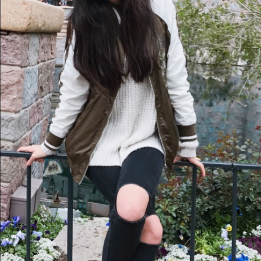 Jersey bomber jacket